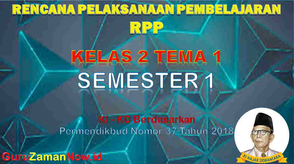 RPP Kelas 2 Semester 1 Tema 1