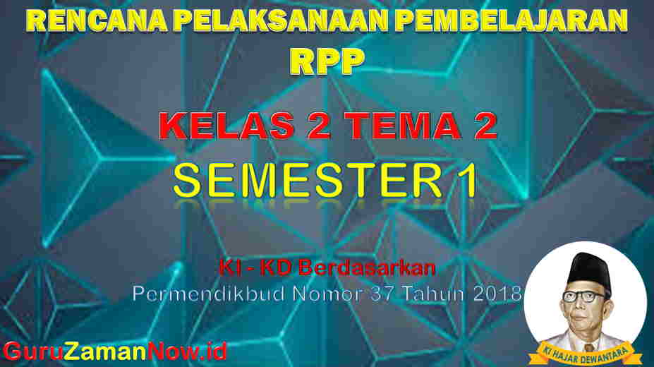 RPP Kelas 2 Semester 1 Tema 2