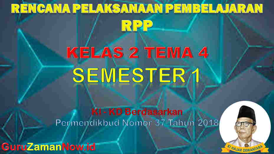 RPP Kelas 2 Semester 1 Tema 4
