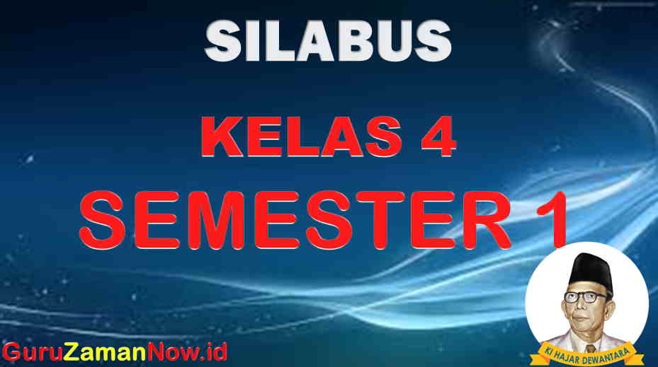 silabus k13 kelas IV semester 1