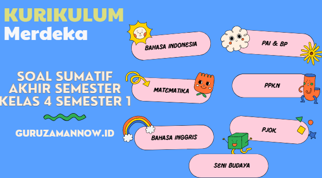 Soal Penilaian Akhir Semester PAS Kelas 4 Semester 1 KURIKULUM MERDEKA